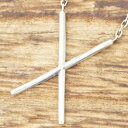 amp japan(アンプジャパン)X(エックス) ネックレス シルバー 925メンズ レディース ペアハンドメイド ジュエリーシルバーアクセサリー 銀 銀細工ファッション ブランド おしゃれHYJK-120【送料無料】