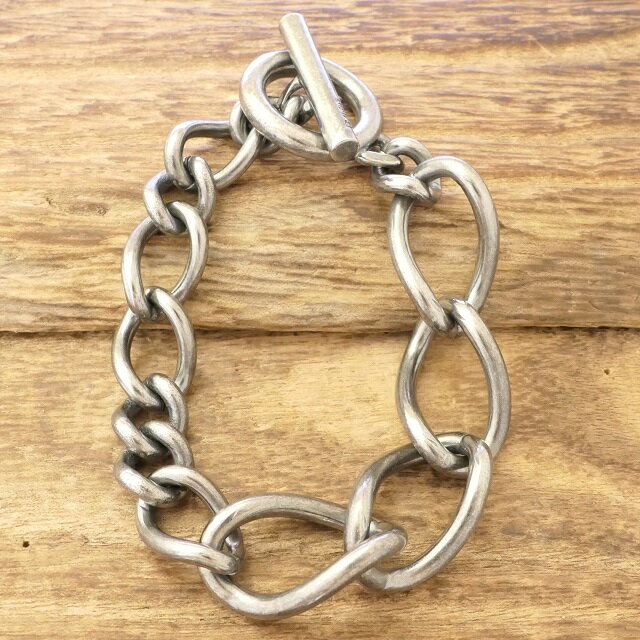 amp japan(アンプジャパン)MIX 喜平 チェーン ブレスレットメンズ 喜平 ブラス 真鍮 シルバーコーティングハンドメイド アクセサリーファッション ...