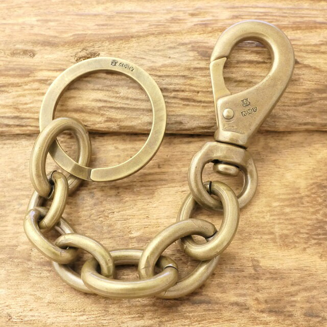 amp japan(アンプジャパン)MIX ケーブル キーチェーンメンズ 喜平 真鍮 ブラスハンドメイド アクセサリーファッション ブランド おしゃれNMAJ-...