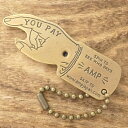 amp japan(アンプジャパン)キーホルダー 真鍮オープナー プレート ゲーム you payハンドメイド アクセサリーファッション ブランド おしゃれ16AS-841