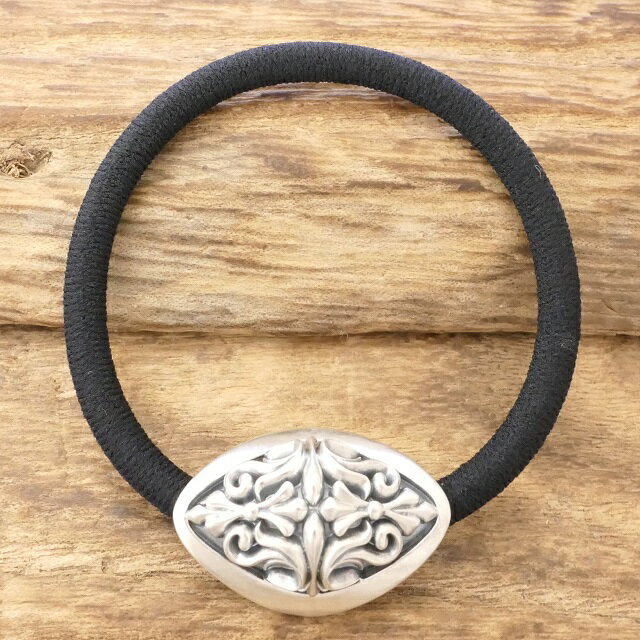 エムズコレクション(M's collection)コンチョ ヘアゴム ブレスレット シルバー 925メンズ レディースクロス 十字架髪留め ヘアアクセサリーハン...