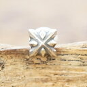 エムズコレクション(M's collection)スタッズ ピアス イヤリングメンズ レディースシルバー925 クロス ローマ数字 X エックスハンドメイド ジ...