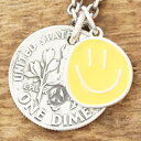 NORTH WORKS(ノースワークス)DIMEコイン スマイル ネックレスメンズ レディースヴィンテージコイン 銀貨 シルバー ニコちゃん ピースマーク pe...