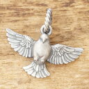 QUETZAL(ケツァール)ハト バード 鳥 ペンダント ネックレスメンズ レディースシルバー 925 燻し リアルハンドメイド ジュエリーシルバーアクセサリー 銀 銀細工QN14A【ギフト包装対応】【送料無料】