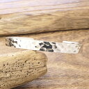 平打ち バングル メンズ レディースシルバー 925 槌目 タタキ シンプルハンドメイド ジュエリー アクセサリーシルバーアクセサリー 銀 銀細工TJK bt3...