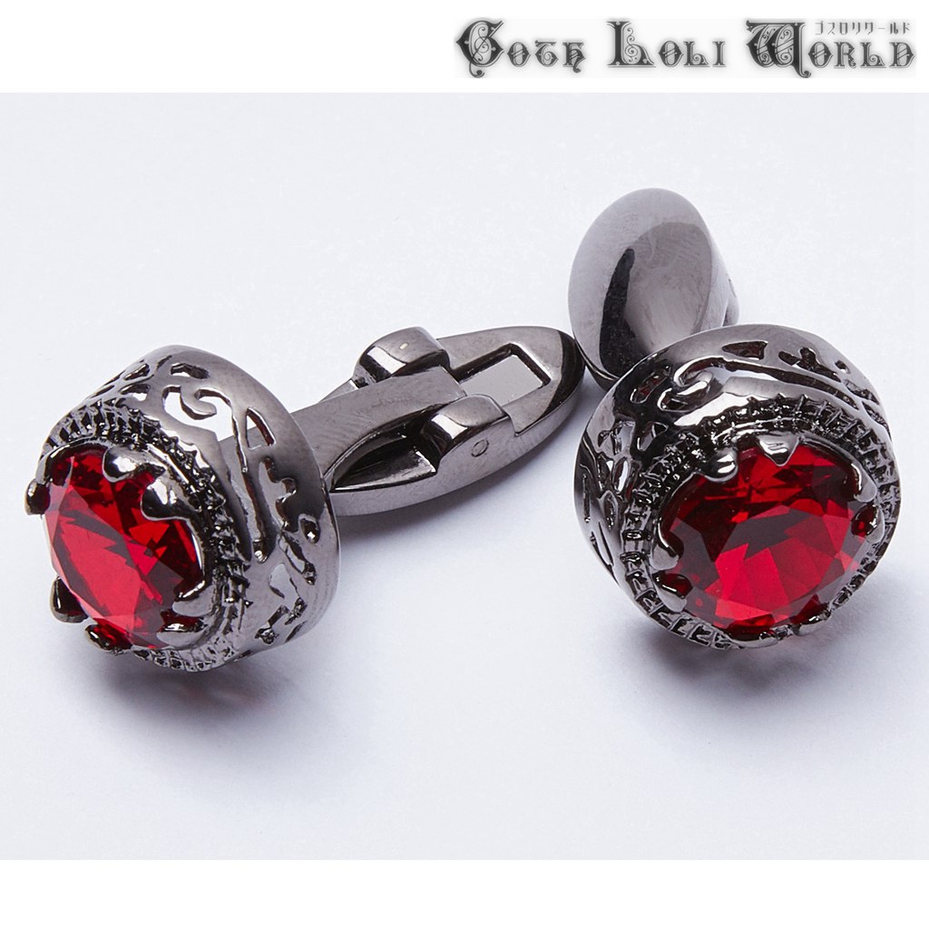 当日発送 即納 【ゴスロリワールド】PUNKRAVE ゴスロリ ブラッドドロップメタル カフスボタン ゴシック パンク ロック ロリータ ビジュアル系 ヴィジュアル系 V系 ダーク メンズ ファッション ライブ 舞台 ステージ 衣装 コスプレ イベント 服