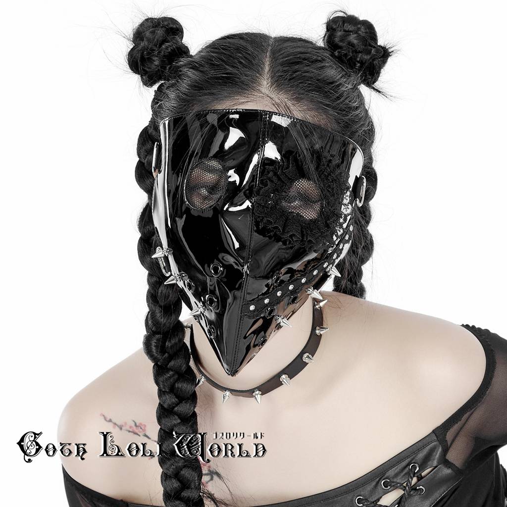 当日発送 即納 WLS-059KZ-BK パンク ロック ファッション ハードロック スタッズフルフェイス 仮面 マスク 黒色 ゴシック ビジュアル系 ヴィジュアル系 V系 モード系 地雷系 サブカル コスプレ 個性的 ライブ衣装 舞台衣装 ステージ衣装 イベント衣装 仮装 ハロウィン 衣装