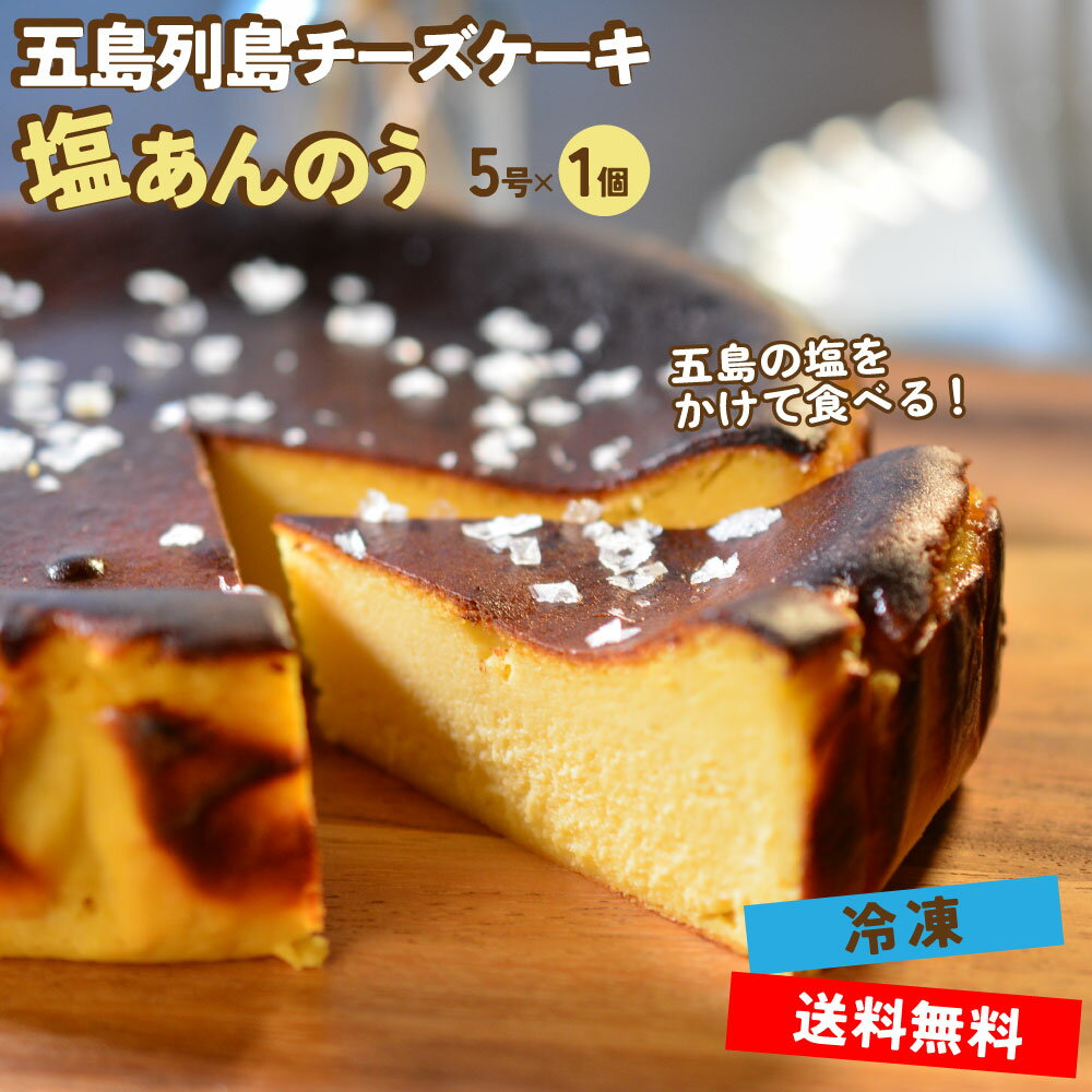 【送料無料】五島列島 チーズケーキ 「 塩あんのう 」 5号 （ 冷凍 ） 虎屋のサムネイル
