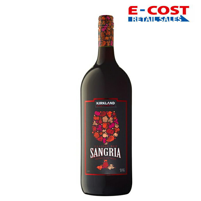 「KIRKLAND SIGNATURE カークランドシグネチャー レッドサングリア 1500ml」は、スペインの伝統的なワインカクテルであるレッドサングリアを楽しむための商品です。 この1500mlのボトルは、カークランドシグネチャー（KI...