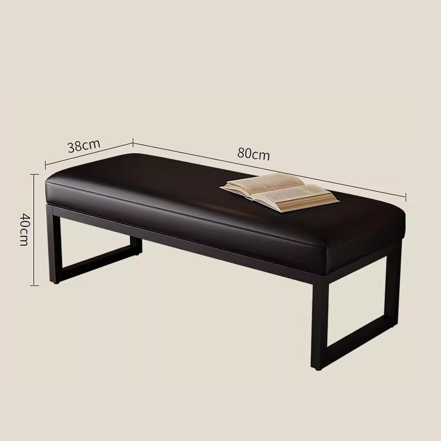 ダイニングベンチ 単品 100cm 80*36*41 ベンチ 2人 タイプ5 2人掛 長椅子 食卓用 ダイニング シンプル モダン レザー クッション 食卓用ベンチ 食卓ベンチ 長椅子 食卓 チェア [3]