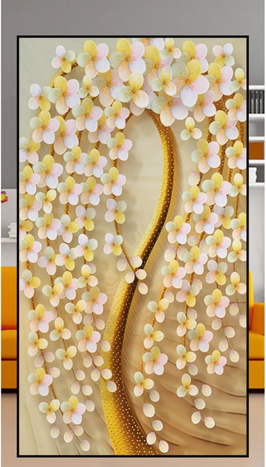 ガラスフィルム 窓 中国風 外から見えない 断熱 ウィンドウフィルム めかくしシート はがせる 遮光 紫..