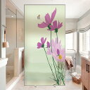 すりガラスシート 窓フィルム 貼ってはがせる 花柄/蒲公英 インテリア ガラスシール めかくしシート 断熱 水で貼れる 遮光 紫外線対策 子供部屋 レストラン 台所 移転祝い 新生活 対応 おしゃれ