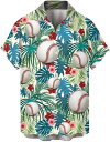 アロハシャツ メンズ 半袖 夏 tシャツ シャツ ファッション 野球柄 大きいサイズ ゆったり チェックシャツ ボタン ポロシャツ メンズ プレゼント 花柄