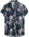 シャツ メンズ 春夏 半袖 アロハシャツ 速乾 軽量 プリントシャツ ハワイアンシャツ ビーチシャツ オーバーサイズ 半袖シャツ 肌着 レギュラー トップス キ...