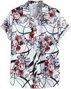 シャツ メンズ UVカット 半袖 アロハシャツ 通気 速乾 花柄シャツ ハワイアンシャツ ビーチシャツ おおきいサイズ 半袖tシャツ かっこいい ファッション ...
