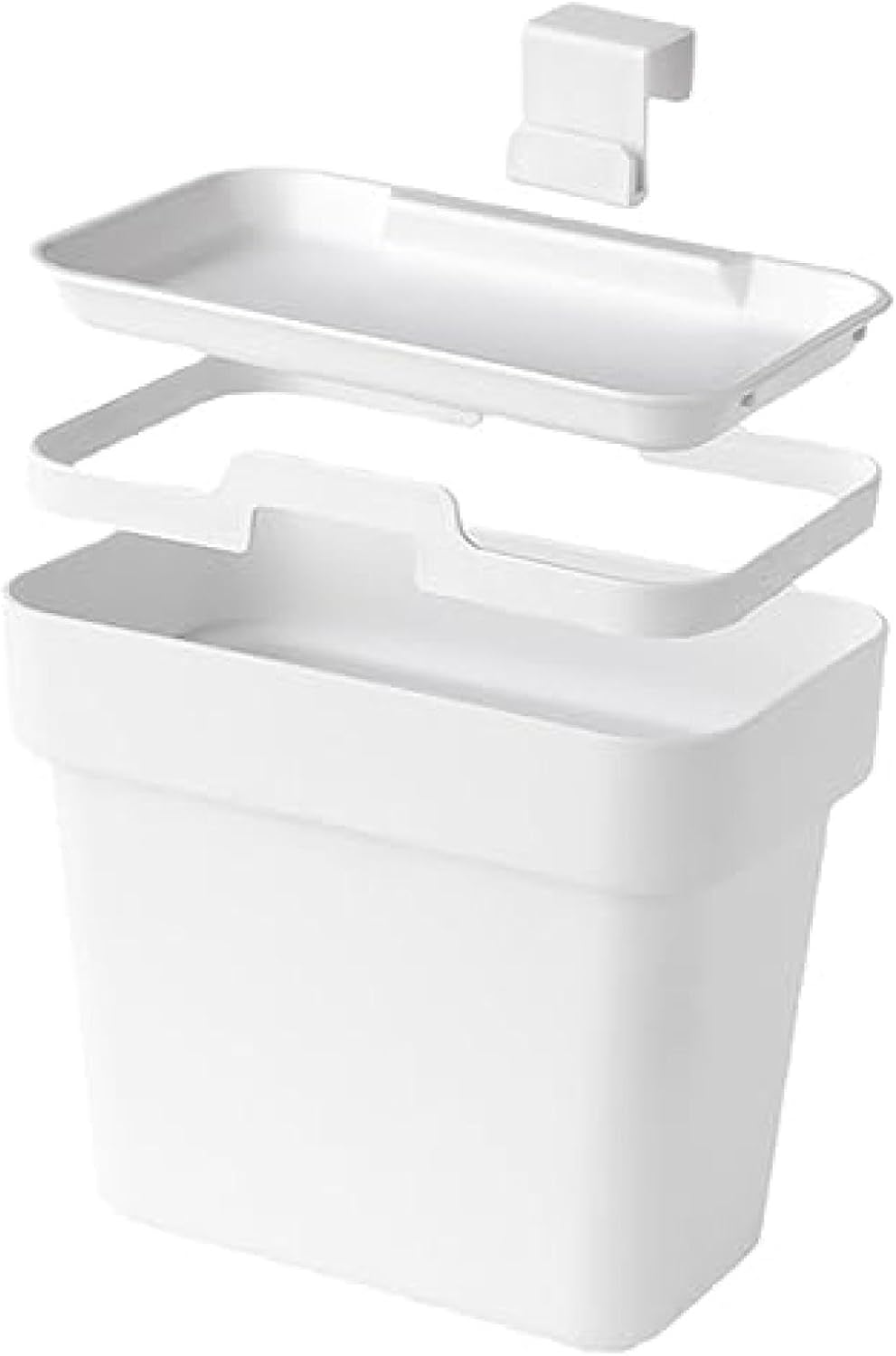 ホームキッチンキッチンキャビネットドア吊りゴミ箱蓋付きゴミ箱収納ハンギングバスケット収納ハンギン..