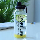 ガラス水筒 ウォーターボトル ストロー 大容量 1リットル 1000ml 700ml お茶漉し 防熱カバー付き 透明 クリアボトル 給水 漏れ防止 スポーツ ア...