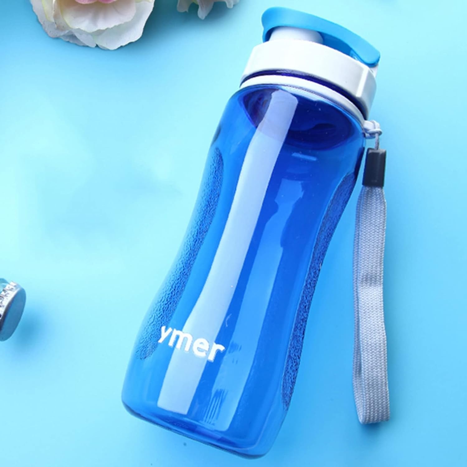 水筒 クリアボトル ウォーターボトル 直飲み 運動用 ジム クリア 自転車用 サイクリング ジョギング 蓋..