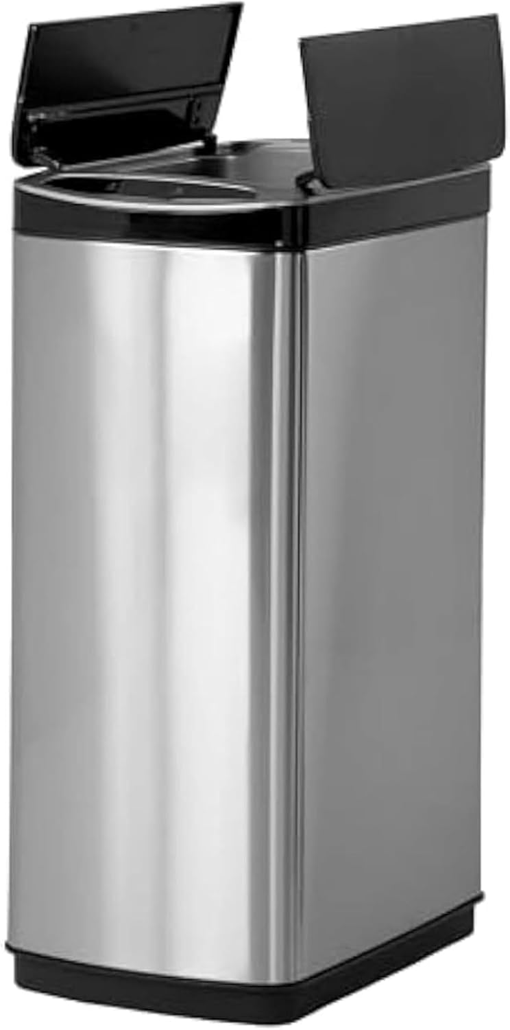 ?箱 ダストボックス シルバー ゴミ箱 自動ゴミ 50L センサー式 ふた付き