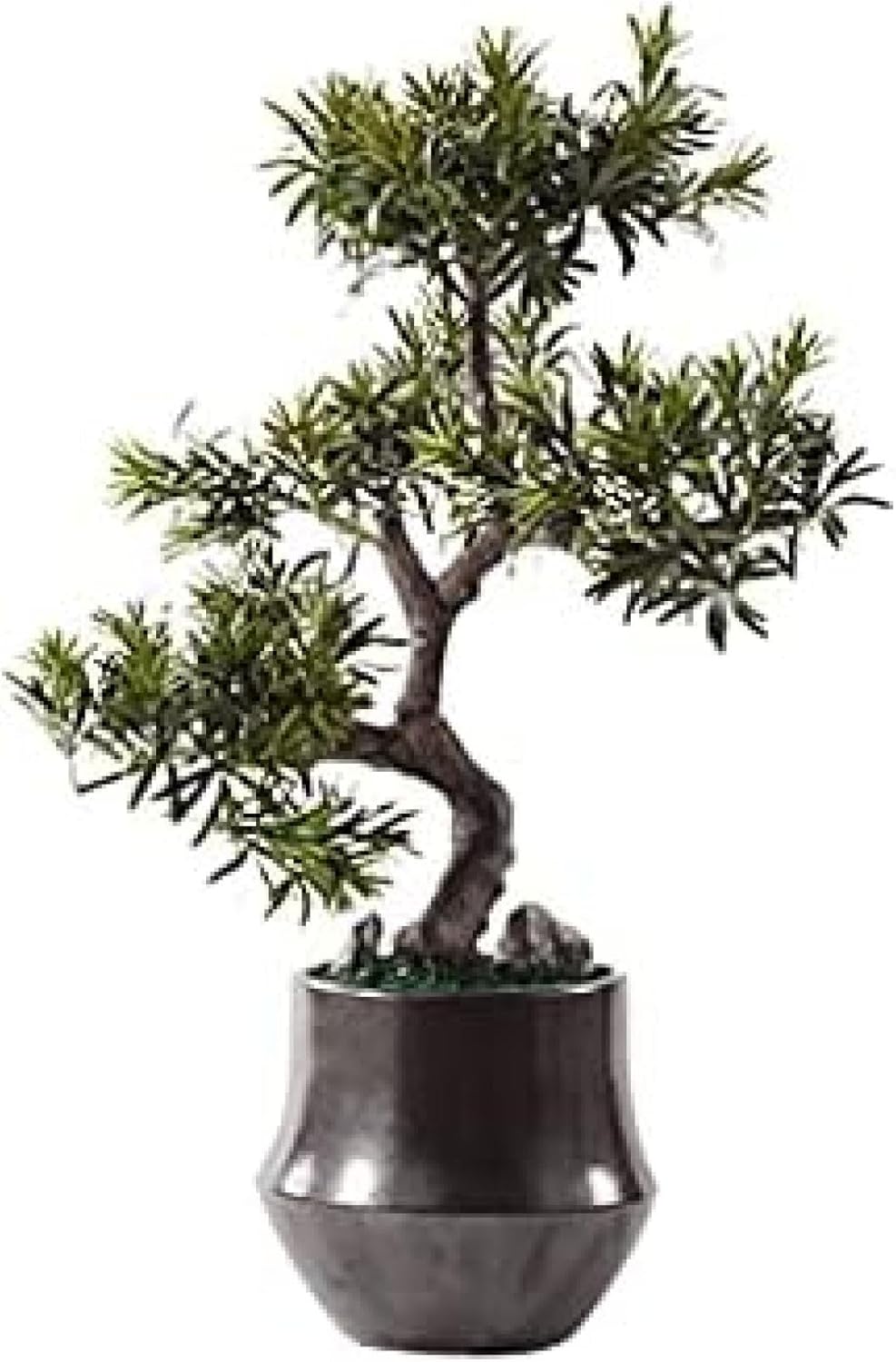 フェイクプラント/フェイクプラント 人工観葉植物 禅 ウェルカム 松山石 盆栽 オーナメント 日本のホテ..