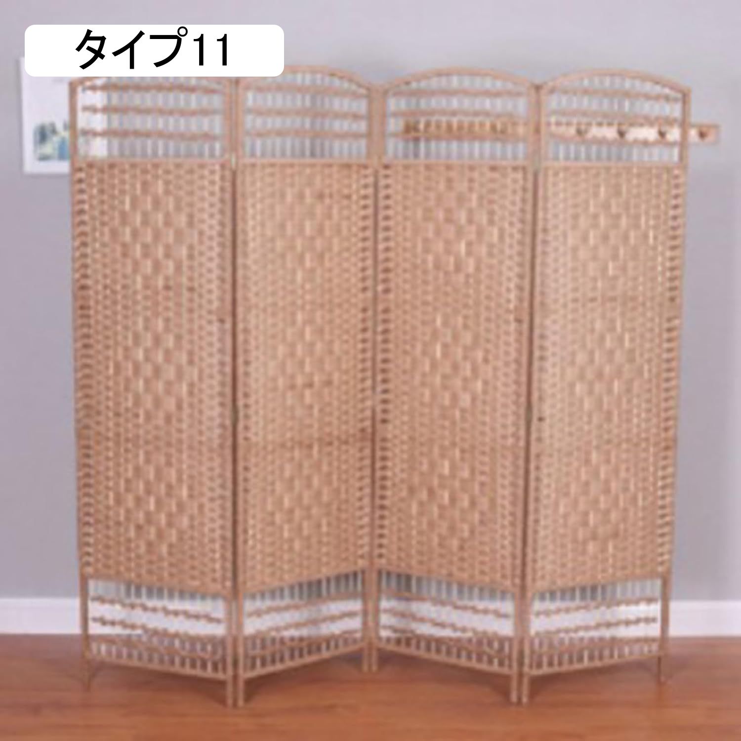 GOTO funny 楽天市場店の衝立 屏風 タイプ3 パーテーション 和風 ハイタイプ 4連 高さ150/170/180cm パーティション 150*40*4 ついたて 折りたたみ 間仕切り インテリアリビング 折り畳み 仕切り シ｜アングル3