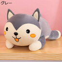購入25%OFF ぬいぐるみ 犬 抱き枕 抱きまくら かわいい イヌ クッション ふわふわ プレゼント 柴犬 背もたれ 癒し系 ハスキー 男の子 添い寝 安眠グッズ 動物 端午の節句 グレー プレゼント クッション ストレス解消 お誕生日 恋人 55cm イヌ 人形 女の子 背
