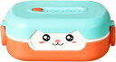 700ml な弁当箱保温ケース 漏れ防止 かわいい 密封 水洗い 弁当 オフィス ワーカー 学生用 電子レンジ再加熱可能(3)
