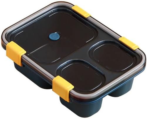 4つのコンパートメント 弁当箱、弁当箱 ポータブル ランチボックス、薄型弁当箱 お弁当箱 、おべんとう箱 、ランチボック
