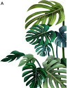 購入25%OFF ウォールステッカー おしゃれ 緑 葉 植物 北欧 壁紙シール ポスター インテリア 部屋の壁紙シール 装飾 DIY シール 貼りはがしが簡単 ...