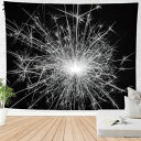 購入25%OFF タペストリー 壁掛け 北欧風 ウォールアート 室内装飾 カーテン インテリ タペストリー 花火 壁掛け おしゃれ 欧米風 のれん 多機能 部屋飾り お誕生日 パーティー 布ポスター ウォールデコレーション 撮影用 カフェ風 INS映え カラー 吊り布 180*