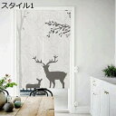 購入15%-30%OFF 暖簾 のれん ピンク おしゃれ リーフ柄 リーフ柄 アート デザイン インテリア プレゼント インテリア雑貨 遮光 玄関 スタイル ロ...