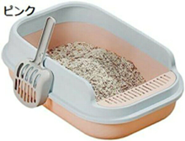 　　　 ◆◇◆人気の秘密◆◇◆ 猫用砂箱は、耐衝撃性に優れたPP素材を使用しているため、丈夫で長持ち。実用性抜群で安心です！ 背面の高さがあり、砂の飛散を効果的に防止。清潔さを保ちながら猫の健康を守ります。 開口部が広く、出入りが自由で猫がストレスなくトイレを利用できます。快適なトイレ環境を提供します。 長方形に近い形状をしており、矩形の体積が楕円形よりも多く入るため、スペースを取らずにたくさんの猫砂を入れることができます。 シンプルなデザインで構造が簡単なため、洗いやすく清潔に保つことができます。水で洗い流すだけでOK！ 　　　◆◇◆注意事項◆◇◆ご覧のモニターの環境、撮影環境により実物と色味が異なって見える場合がございます。湿った状態で他のものと擦り合わせると色が移る恐れがあります。濃色品の洗濯時は、白色、淡色と分けて洗ってください。説明 耐衝撃性に優れたPP素材を使用しており、丈夫で長持ち！猫の活動に耐える実用性抜群の商品です。 背面の高さが砂の飛散を防止し、お掃除がラクラク！ 広い開口部で猫が自由に出入りでき、トイレの前を歩くこともスムーズです。 長方形に近い形状で、矩形の体積が楕円形より30%多く入るため、スペースを節約しながら多くの猫砂を入れられます。 シンプルなデザインで洗いやすく、水で簡単に洗浄できるので衛生的！