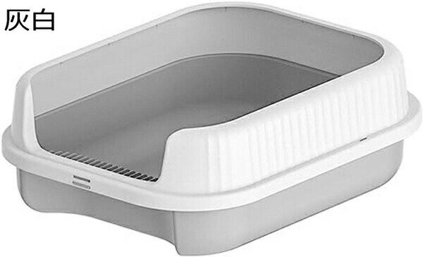 購入15％-30%OFF 猫用トイレ本体 48x37x16.5cm 屋内 猫用猫トイレ 猫サンドボックス 子猫トイレ ハイサ..