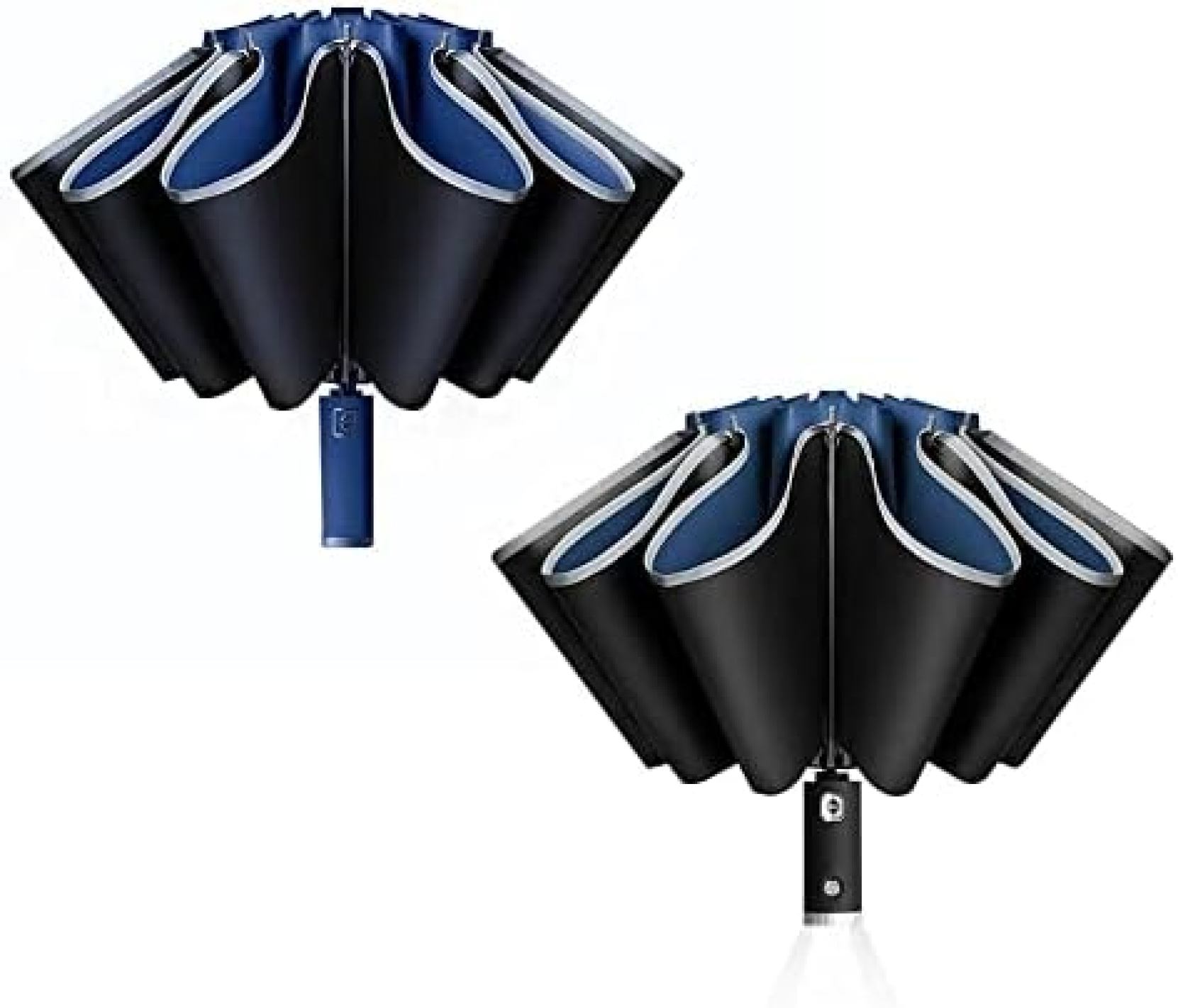 折りたたみ傘 自動開閉傘 メンズ レディース UVカット 撥水 遮光 大きい 丈夫 10本骨 2本セット 普通タ..