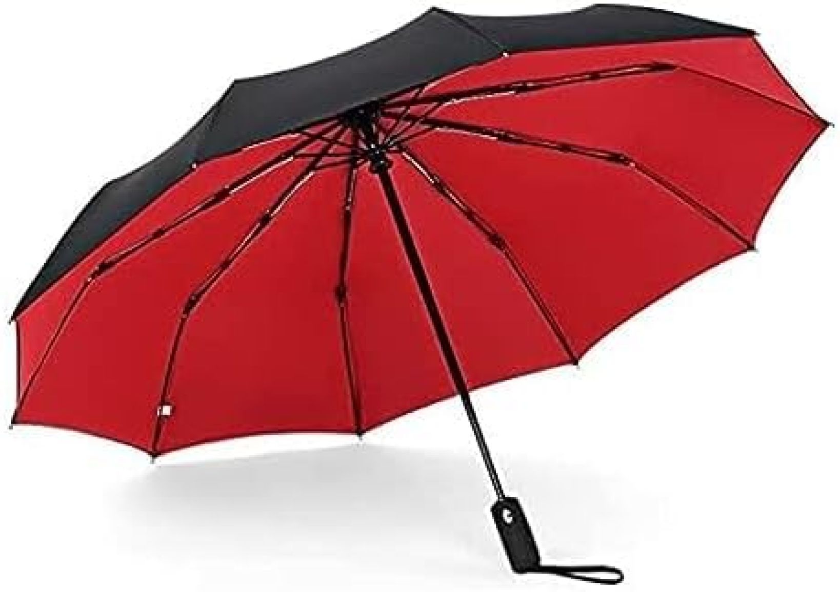 折りたたみ傘 10K 二重層防風全自動傘傘 3 つ折り商業大型耐久性フレーム 折りたたみ傘 女性 いくつか..