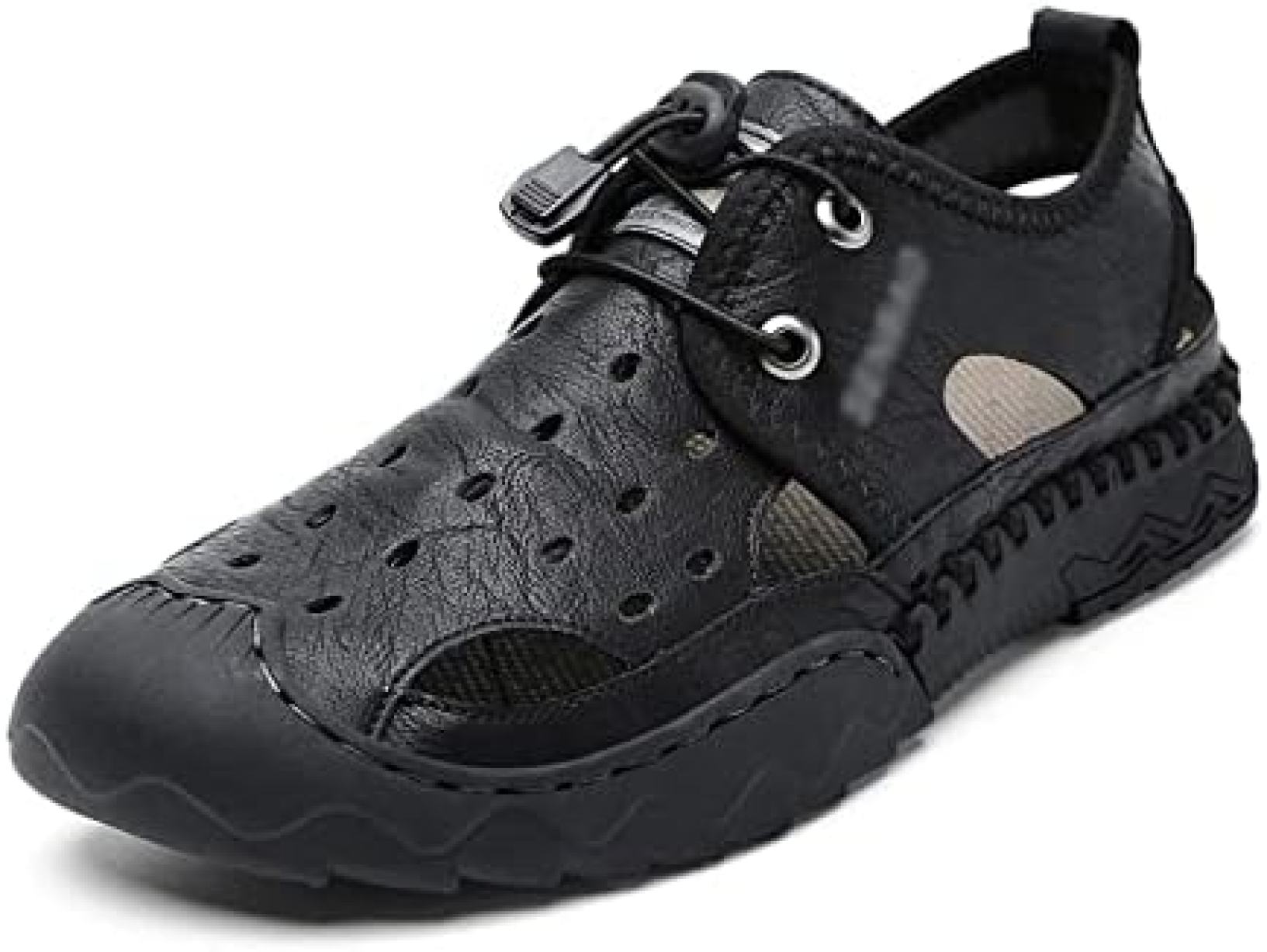 メンズサンダル 夏用 大きいサイズ つま先保護 通気性 滑り止め 水陸両用 耐久性 歩きやすい 痛くない アウトドアサンダル ビー