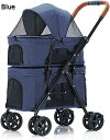 購入15%-30%OFF ペット用ベビーカー 犬用ベビーカー 猫用ベビーカー 犬用乳母車 ベビーカー バギー プレミアム 犬 猫 二層 ペット ギア 犬用乳母車 ペット ベビーカー ベビーカー トラベル キャリア 折りたたみ簡単 カート ツインまたは複数用分離不可