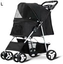 購入15%-30%OFF ペット用ベビーカー ペットベビーカー犬用ベビーカー折りたたみ軽量軽量素材小中型テディベア犬と猫 犬 バギー