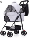 購入15%-30%OFF ペット用ベビーカー ペット用ベビーカー 犬用ベビーカー 取り外し可能、折りたたみ可能、軽量素材を使用した小型および中型の犬と猫用 犬用...
