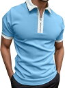Tシャツ 半袖 メンズ 襟付き トレーニング ゴルフ メンズ 半袖 吸汗速乾 ストレッチ 通気性 半袖ポロシャツ カジュアル スポーツ ゴルフ トレーニング T...
