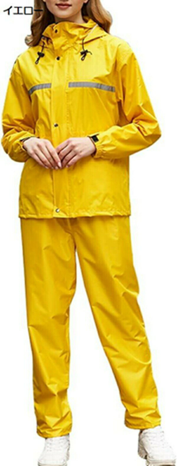 レインウェア 上下セット メンズ 透湿 レインコート レディース 防水防風 おしゃれレインスーツ つば付き 男女兼用 撥水 カッパ 女性 雨合羽 男性 自転車 ...