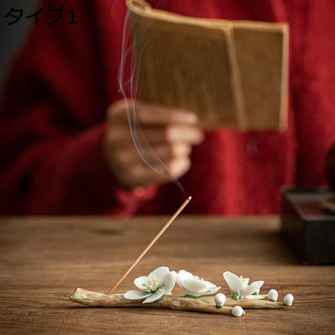 購入15％-30%OFF 香炉 香皿 ミニ 可愛い 梅花 線香 セラミック M 手作り 蓮華 蓮花 蓮の花 多孔 陶器 ..