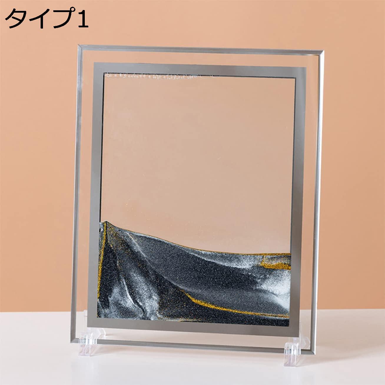 購入15％-30%OFF サンドピクチャー 動く砂のアート アンティーク おきもの インテリアアート 雰囲気up アートピクチャー 流砂画 砂絵 置物 タイプ1 玄関 リビング 部屋 事務室 インテリア 流砂塗装 記念品 雰囲気up 玄関におく置き物 ホームデコ オブジェ(3)