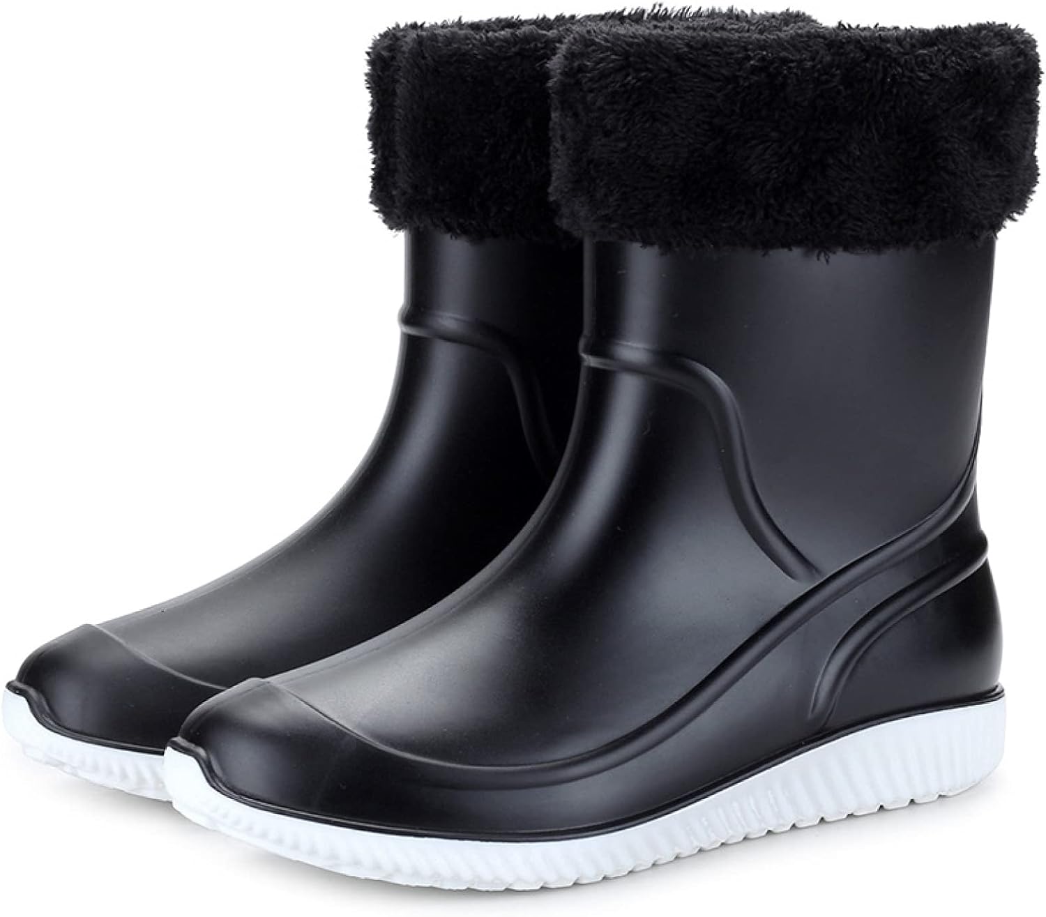 完全防水 レインブーツ レインシューズ ビジネス ショートブーツ メンズ レイン 軽量 長靴 雨靴 防滑 雨道 梅雨 通学 通勤 釣り アウトドア 防水靴 梅雨 晴雨兼用 防寒靴 メンズレインブーツ