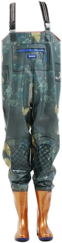 ウェーダー PVCウェーダー チェストハイ 胴付き長靴 釣り用スーツ ウエーダーブーツ 防水 厚手 サイズ選択可 釣り フィッシング ウェー..