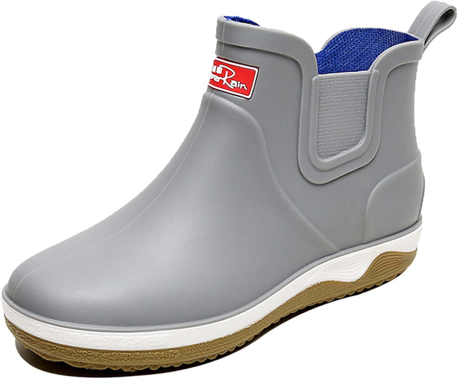 完全防水 レインブーツ レインシューズ ビジネス ショートブーツ メンズ レイン 軽量 長靴 雨靴 防滑 雨道 梅雨 通学 通勤 釣り アウトドア 防水靴 梅雨 晴雨兼用 防寒靴 メンズレインブーツ