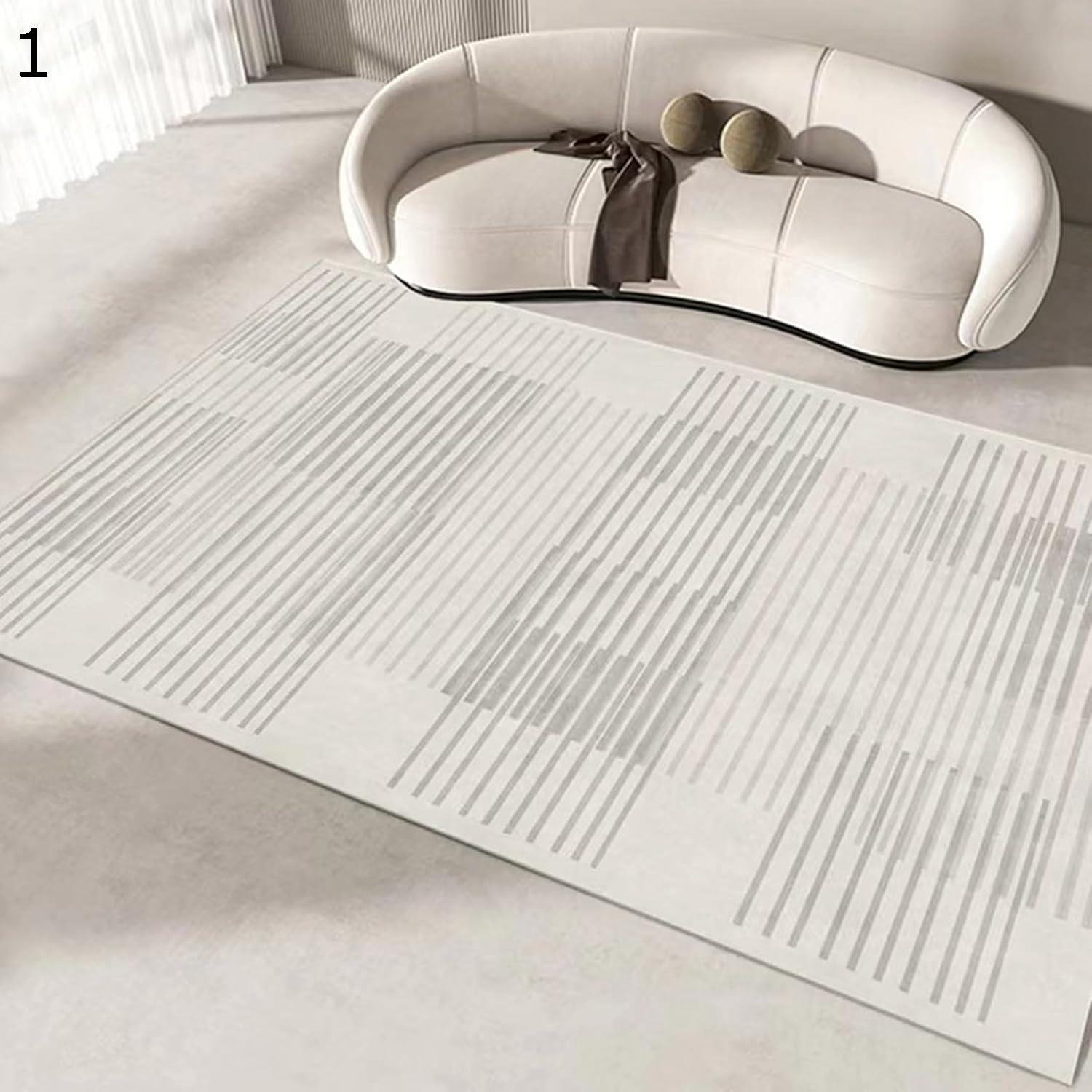 購入15％-30%OFF カーペット 洗えるラグ モダン柄 フロアマット 敷物 100*200cm 無地 滑り止め付 ずれない サラサラ 丸洗い 大きめ コンパクト 床暖房 ふわふわ肌触り 床保護 安心素材 ホテル 居間 民泊 室内用 四季通用