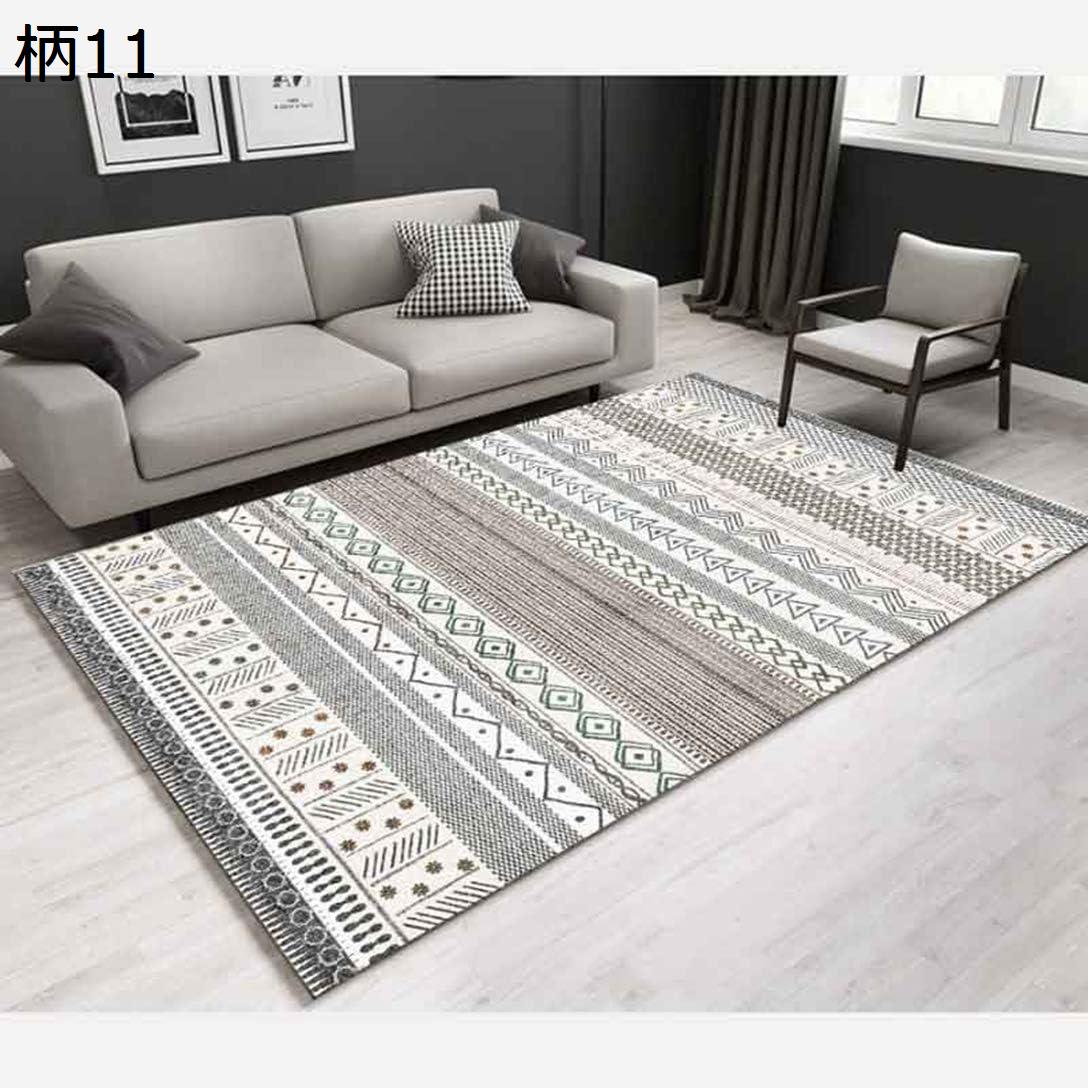 購入15%-30%OFF 北欧 カーペット おしゃれ ラグマット すべり止め 絨毯 洗えるラグ モダン 夏用 長方形 柔らかい 低反発 折り畳み ホットカーペット対応 防ダニ 防音 手触り 耐摩耗性 抗菌防臭 ラグ ホール/リビング/ベッドルーム プレイマット オールシーズン カーペッ [3]