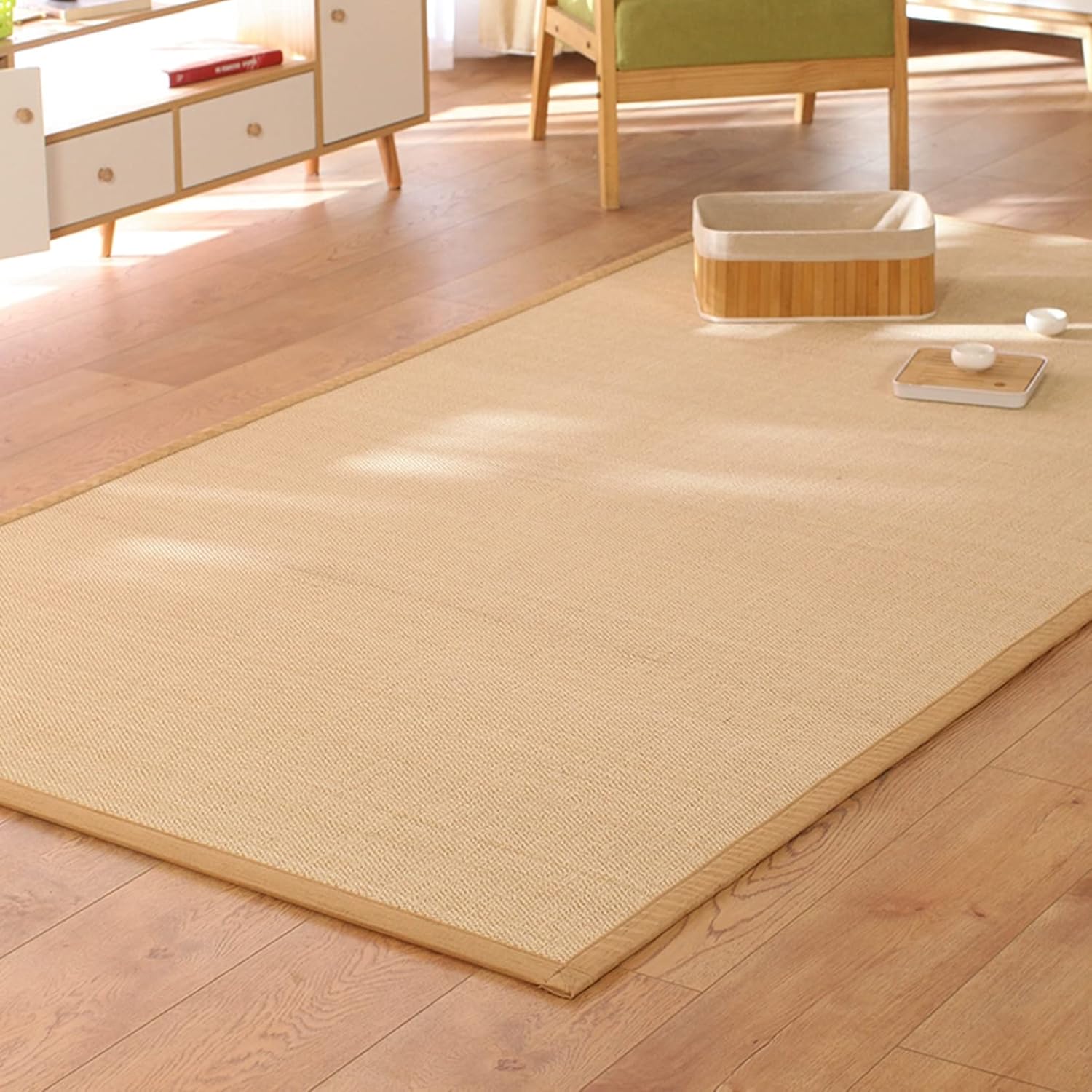 購入15%-30%OFF い草 上敷き 畳マット ラッグマット ジョイントマット 夏用 滑り止め 軽量 ナチュラル 防カビ 防虫 折りたたみ 大判 洗える 柔らかい 踏み心地 おしゃれ 北欧 和室 室内 ベッドルーム 屋内 90cm*180cm [3]