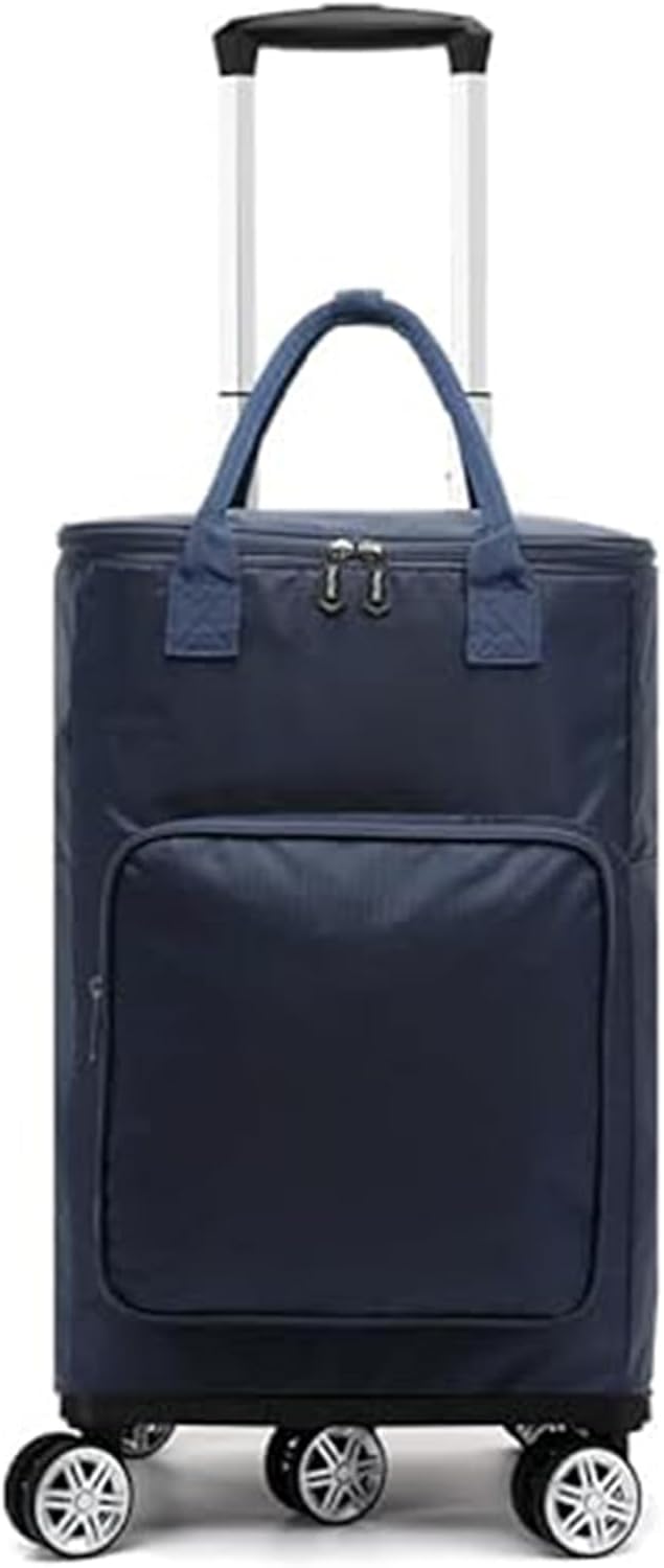 お買い物カート 5輪 ショッピングキャリー 保温保冷 折り畳み式 3段階調整 横押し ダブルキャスター 360度回転 ポケットあり 多機能 レディース 運動会 バーベキュー スーパーーへ キャリーワゴ